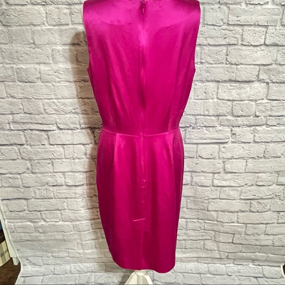 Kate Spade Fuchsia Silk Blend Shift Dress - Picture 5 of 13